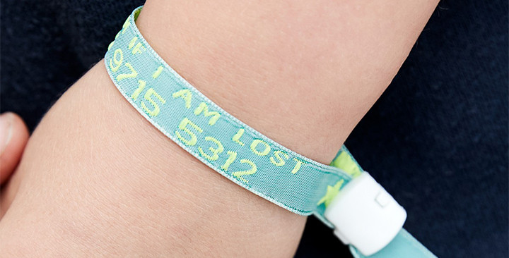ID wristbands for children