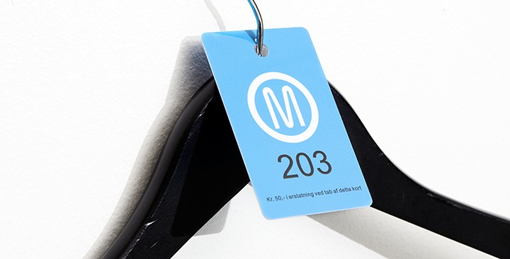 Reusable cloakroom labels