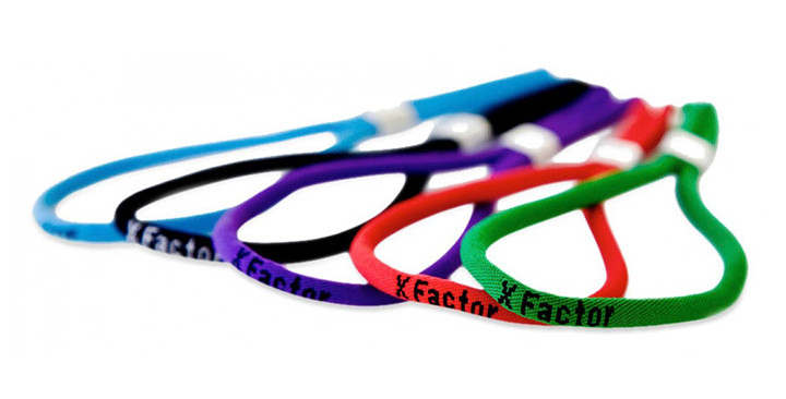 Round festival wristbands