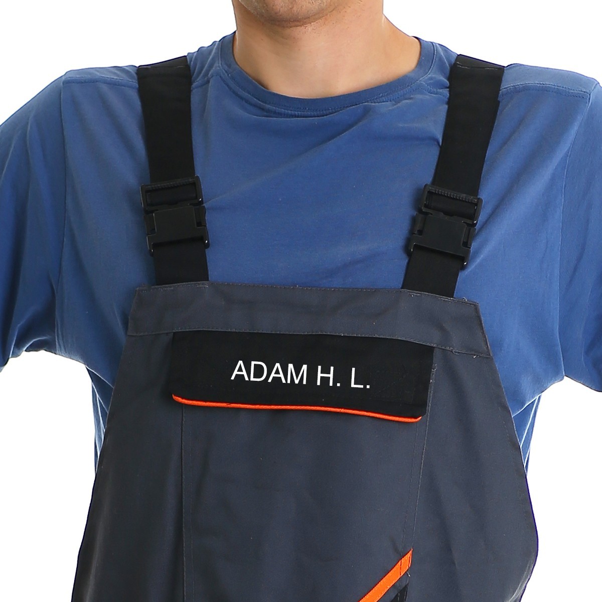 Custom printed workwear - easy and affordable. Add names on workwear.