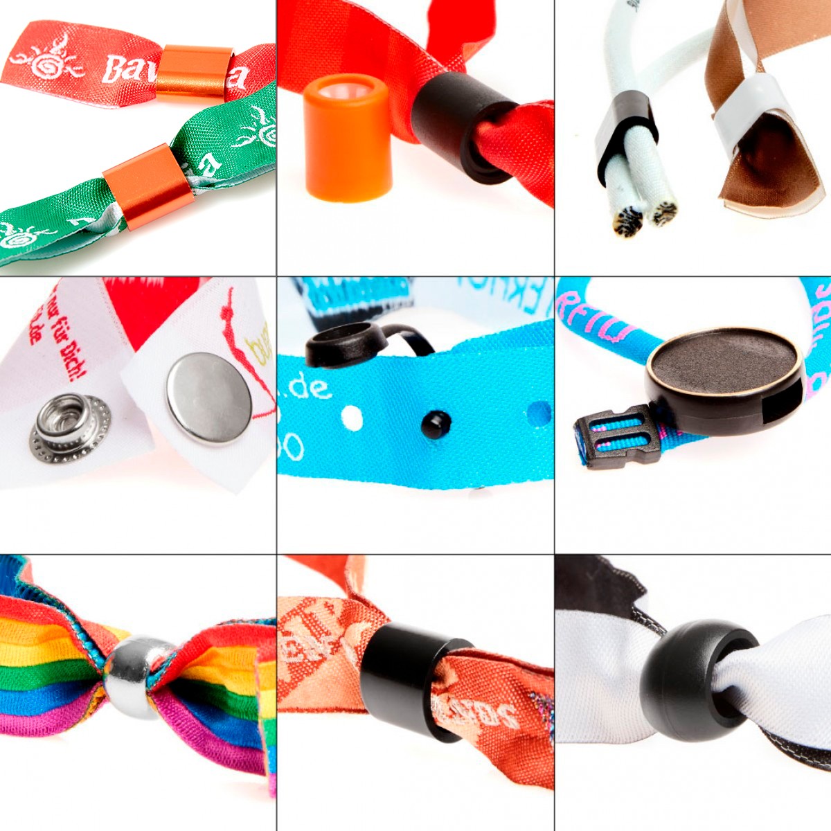 Festival wristbands From 100 pcs Fast delivery Buy here!