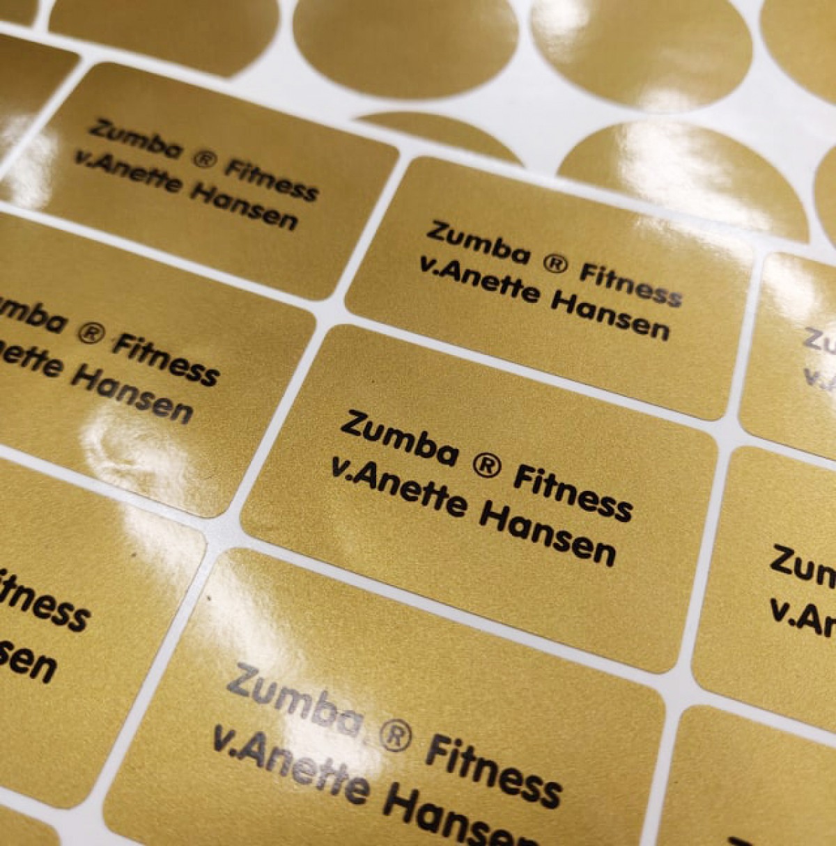 Gold Stickers