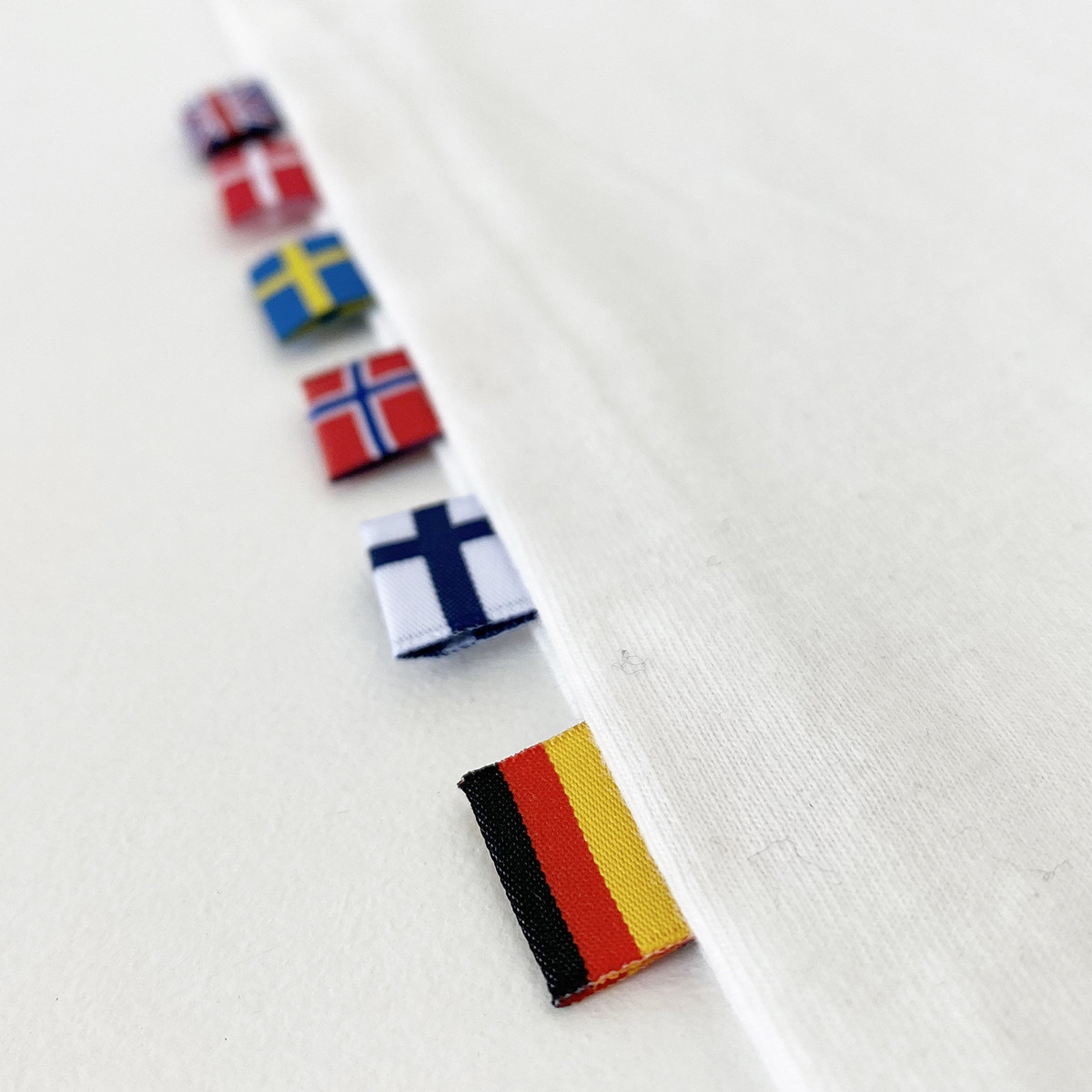 Made by labels for knitting and other needlework Labels