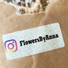 Address labels with your own text