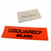 Beautiful faux suede labels