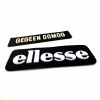 Beautiful faux suede labels