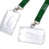 Lanyard pouches in clear PVC