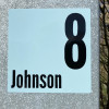 Mailbox sticker with your own text