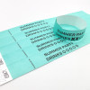 Paper wristbands without print 