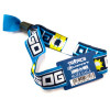 Festival wristband with QR code or barcode