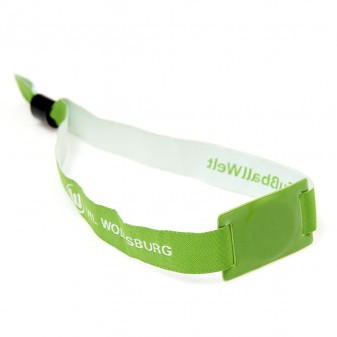 Festival wristbands with RFID and soft PVC slider