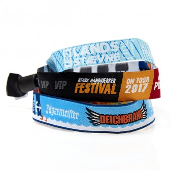 Professional festival wristbands and entrance bands