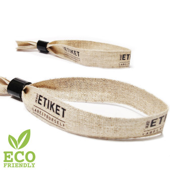  Festival wristbands made of linen