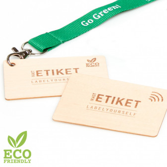 RFID wood access card