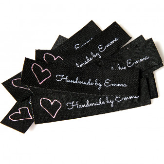 Heatcut woven labels