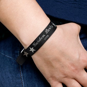 Woven wristbands - be a VIP at home