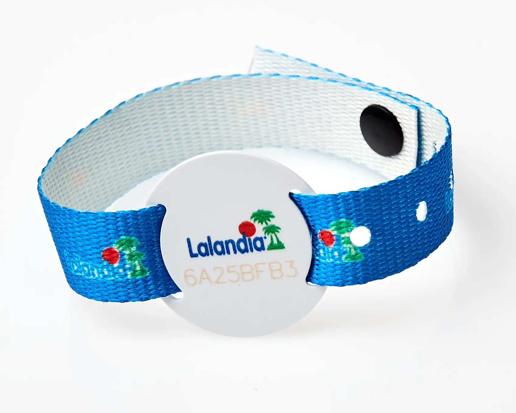 Digitally printed RFID wristbands with plastic slider