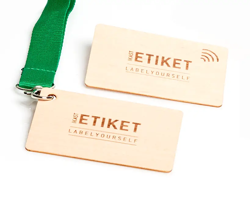 RFID wood access card
