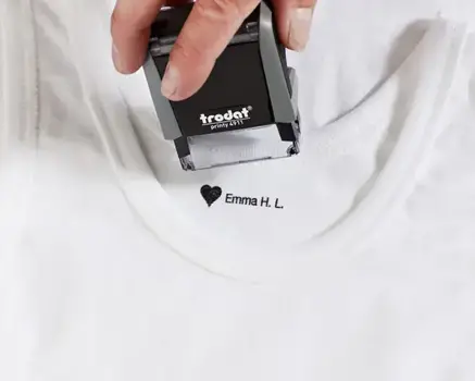 Extra stamp pad for name stamp