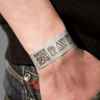 Paper wristbands with/without printing - Next day delivery