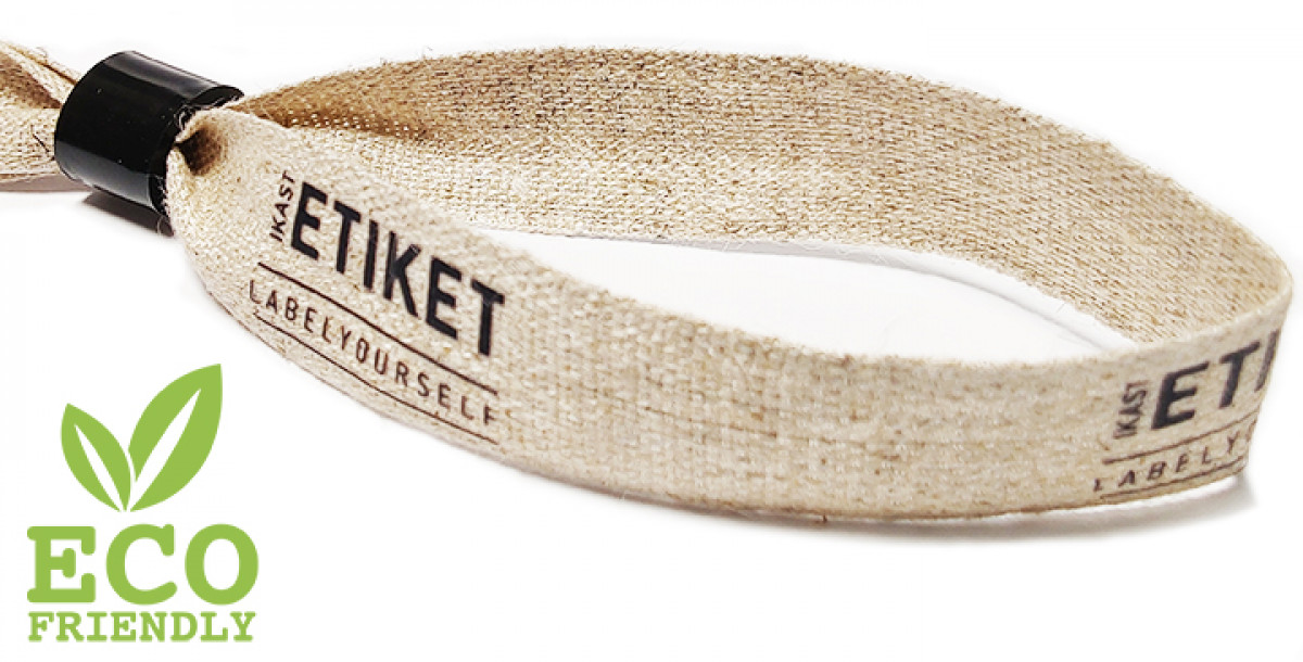 Festival wristbands in linen